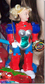 Robot Barbie just ate my Meatball Sundae!
