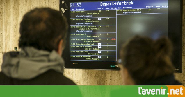 Un Namurois créé une application qui comptabilise les trains en retard