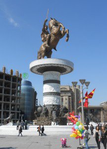 What are they doing to Skopje?