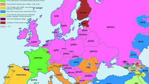 Europe etymology maps 1