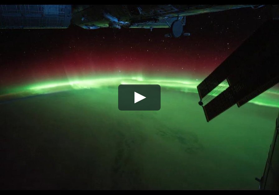 In orbit above the blue marble