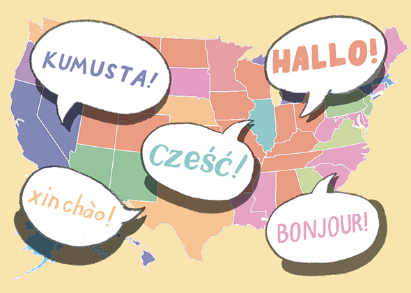 Language map: What’s the most popular language in your state?