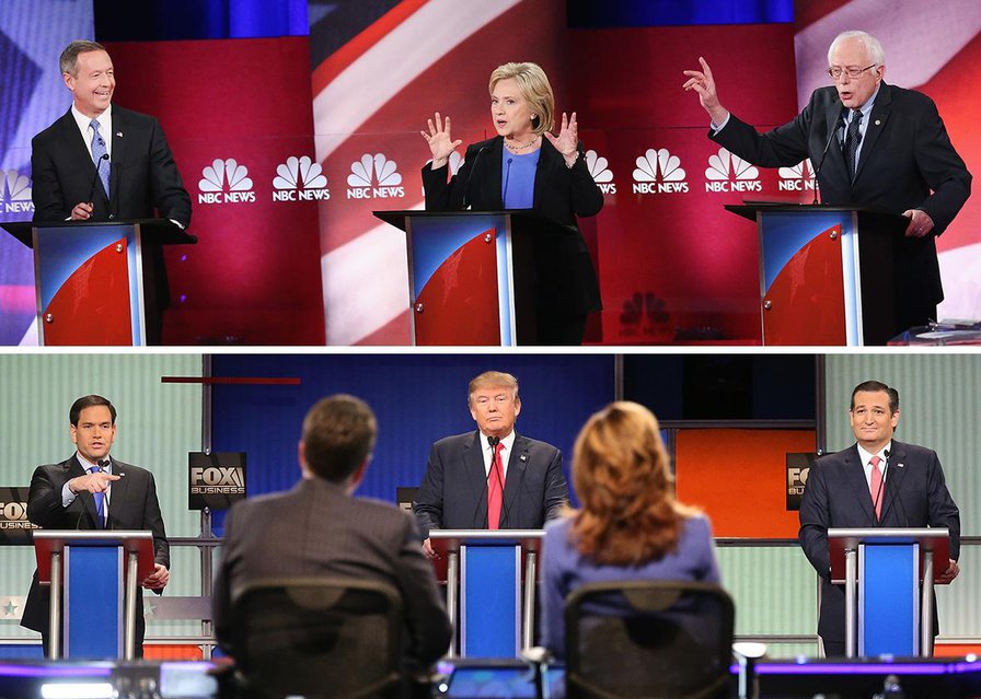 Democratic and Republican candidates sound like they%27re running for president of different countries