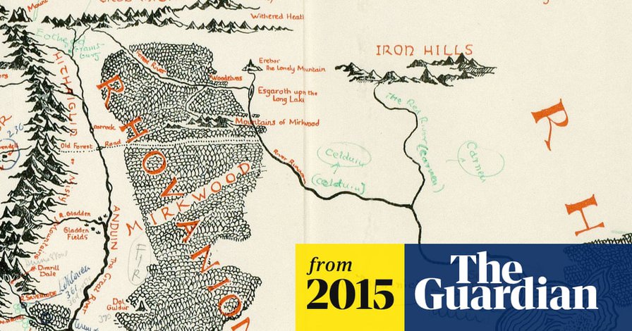 Tolkien's annotated map of Middle-earth discovered inside copy of Lord of the Rings