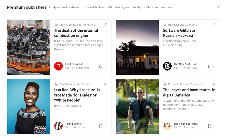 Now on Medium: Daily Stories from Leading Publishers