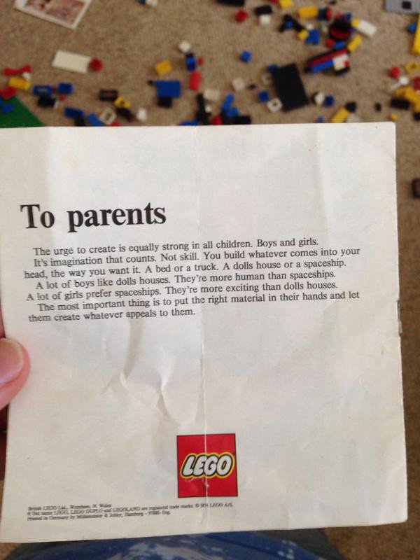 LEGO’s letter to parents, and how not to tell a fake when you don’t see one