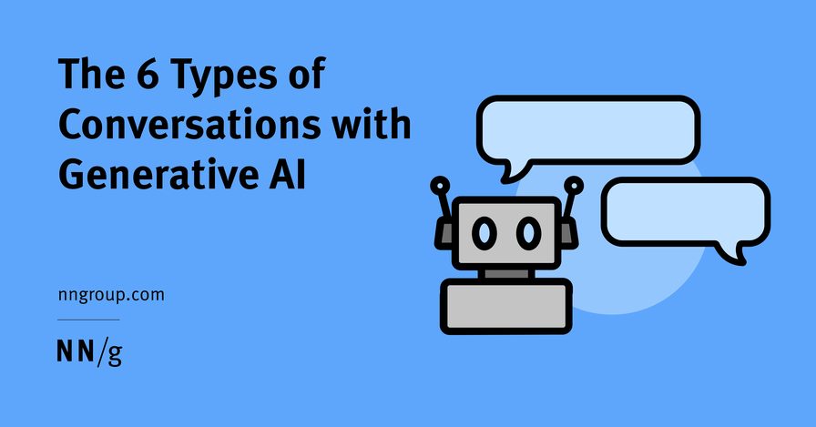 The 6 Types of Conversations with Generative AI