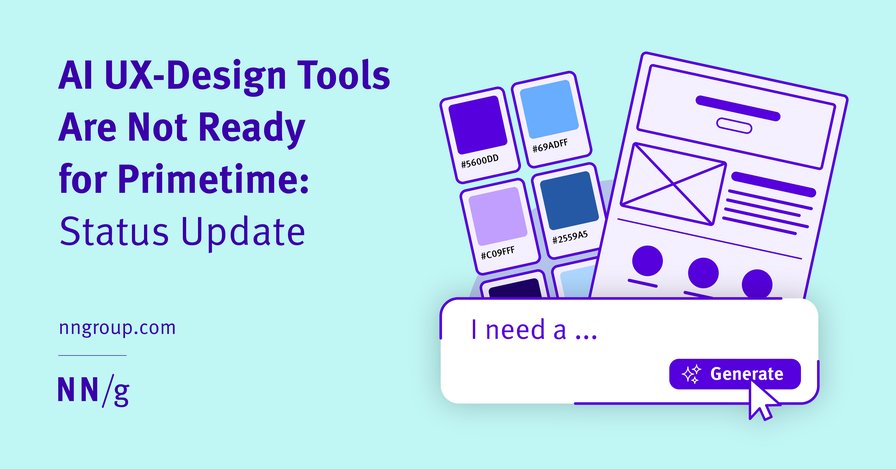AI UX-Design Tools Are Not Ready for Primetime: Status Update