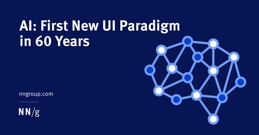 AI: First New UI Paradigm in 60 Years
