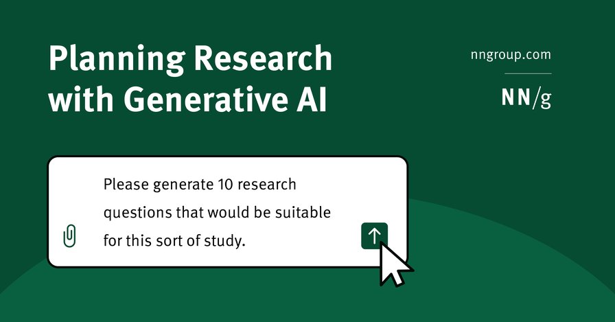 Planning Research with Generative AI