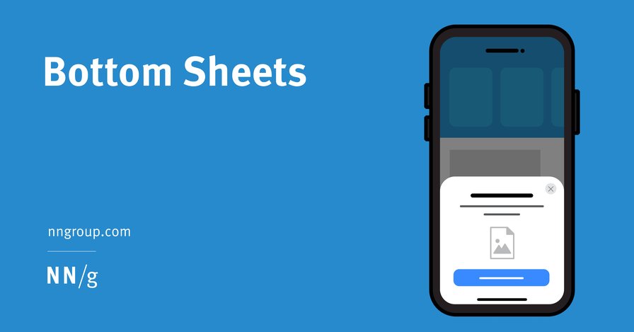 Bottom Sheets: Definition and UX Guidelines