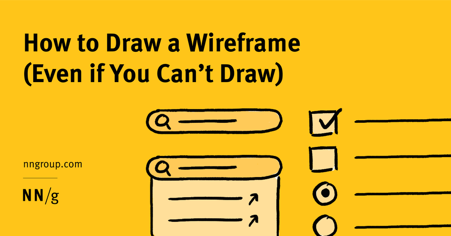 How to Draw a Wireframe (Even if You Can’t Draw)