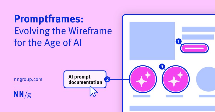Promptframes: Evolving the Wireframe for the Age of AI