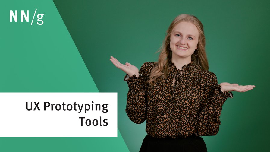 UX Prototyping: 5 Factors for Selecting the Right Tool (3min video)