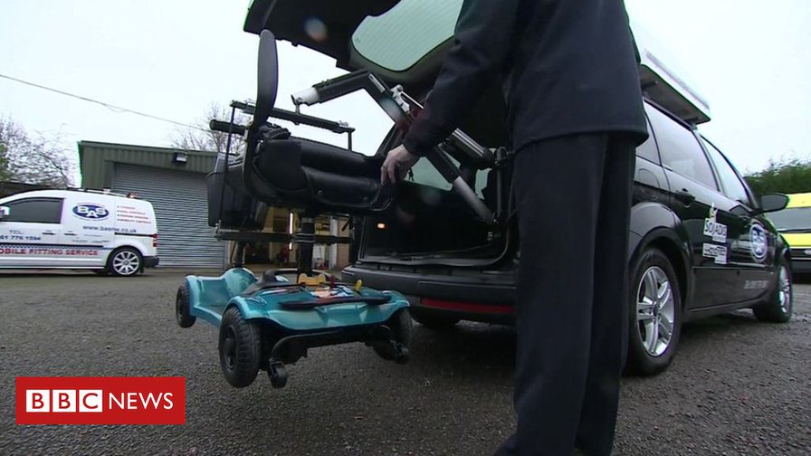 Nearly 14,000 disabled people have mobility cars taken away