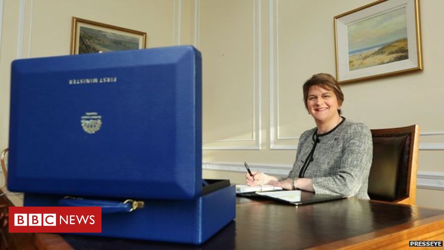 Arlene Foster: DUP leader formally becomes new NI first minister