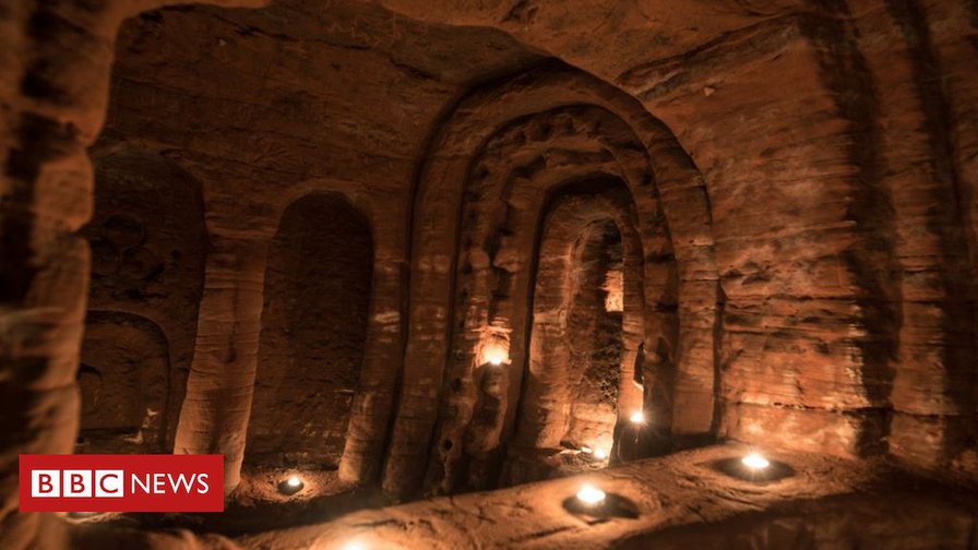 Rabbit hole leads to 700-year-old Knights Templar cave