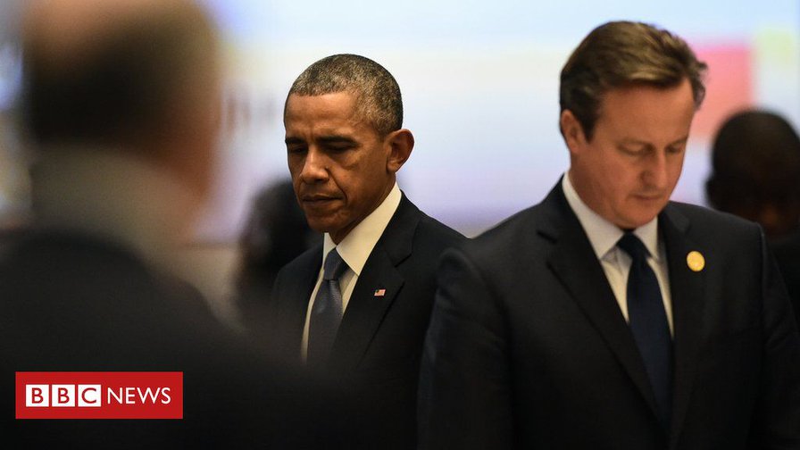 How did Obama and Cameron fall out?