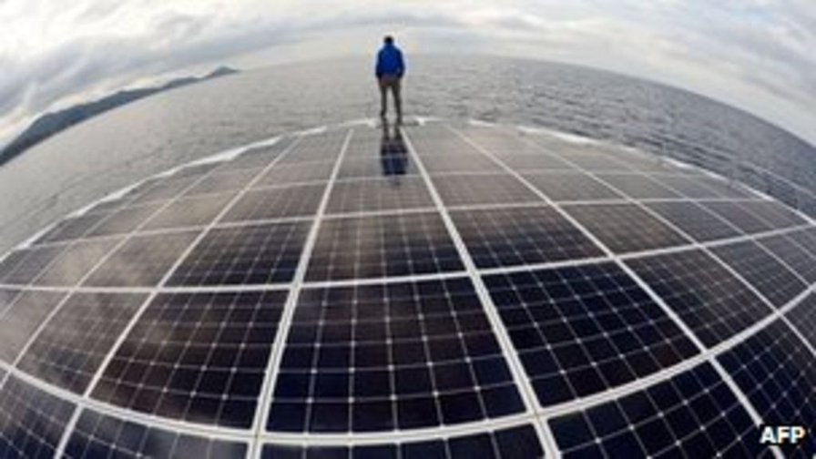 Climate ship plots course through the battering waves