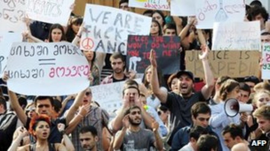 Georgia prison abuse: Interior minister Akhalaia quits