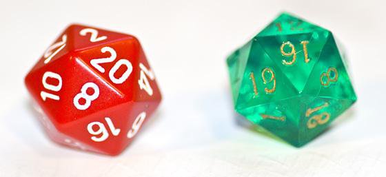 d20 Dice Randomness Test: Chessex vs GameScience | Awesome Dice Blog