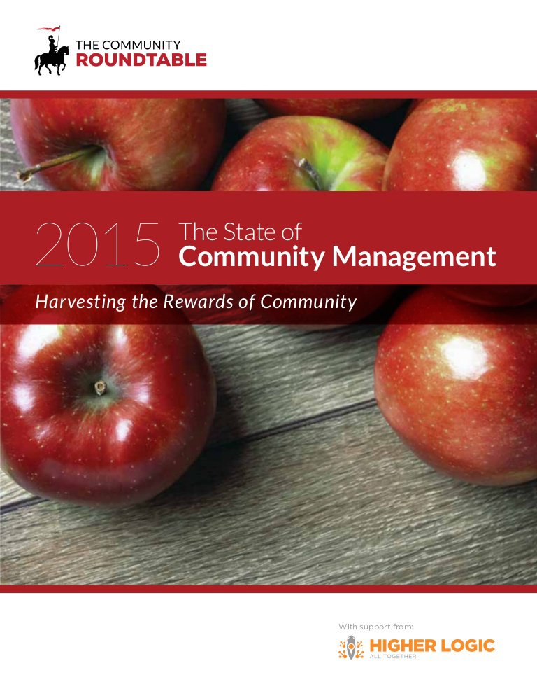The State of Community Management 2015