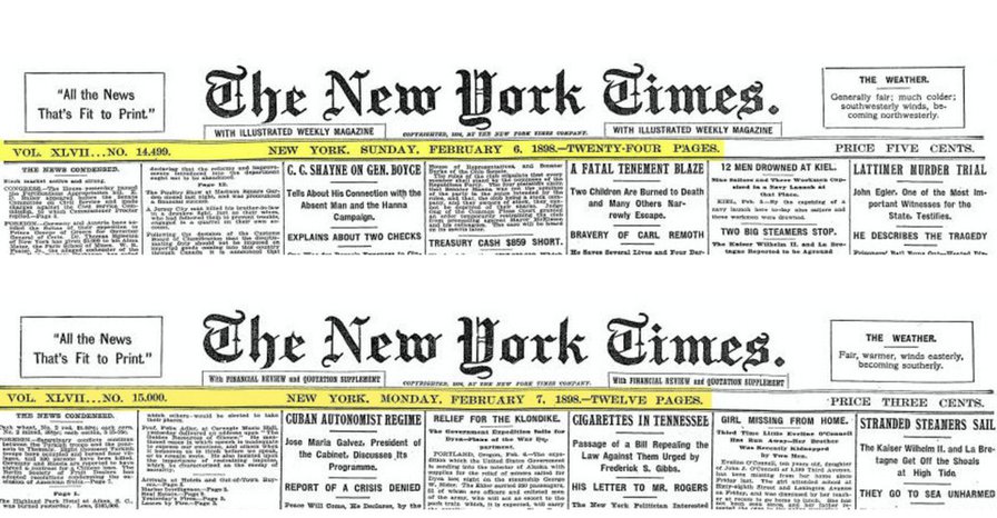 The New York Times Had a Mistake on Its Front Page Every Day for More Than a Century