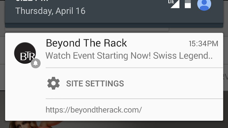 Your favorite websites can now send notifications to Chrome on Android