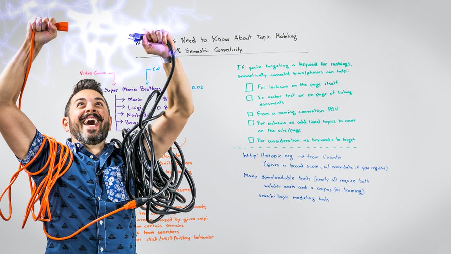 What SEOs Need to Know About Topic Modeling & Semantic Connectivity - Whiteboard Friday - Moz
