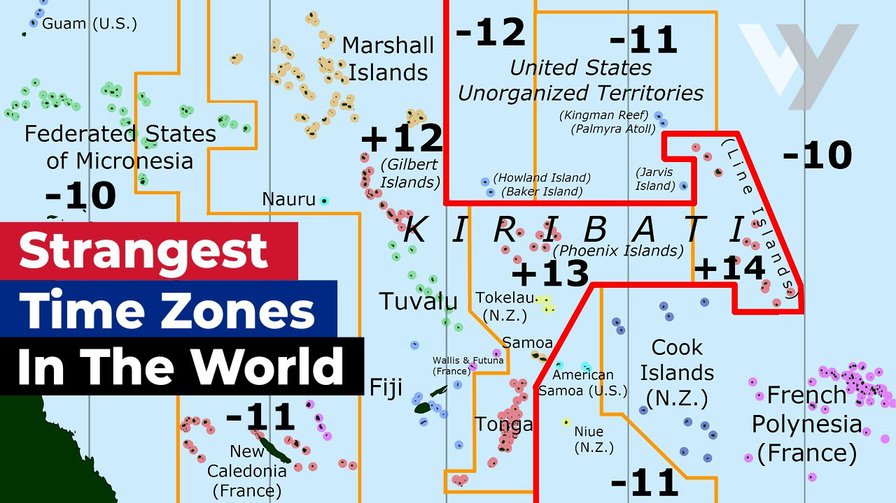 Strangest Time Zones of the World (YouTube)