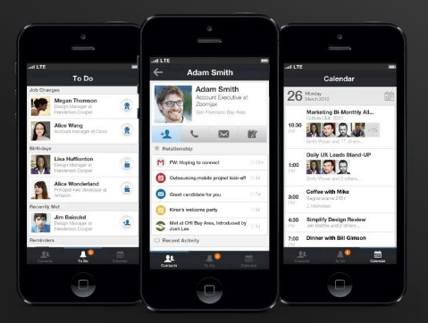LinkedIn Turns Its Contacts Section Into A Personal Assistant, With Google, Yahoo, Evernote & Outlook Apps Integration And A Standalone iPhone App | TechCrunch