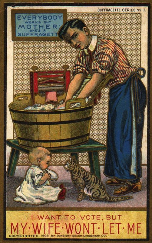 The Posters that Warned against the Horrors of a World with Women’s Rights