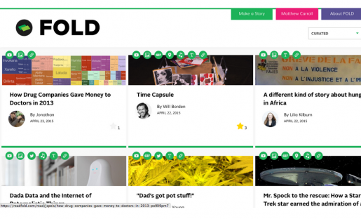 How Fold Breaks Stories into Contextual Pieces
