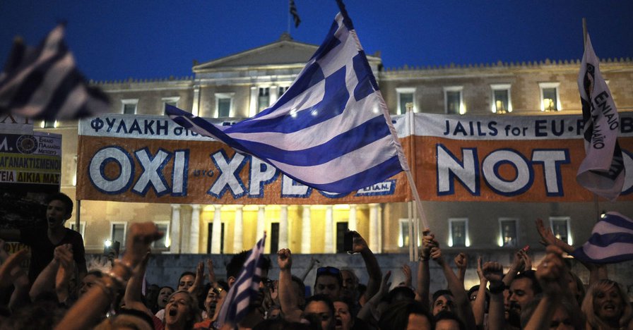 Greece defaults