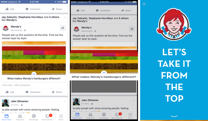 Facebook Officially Launches Canvas Ads That Load Full-Screen Rich Media Pages In-App | TechCrunch
