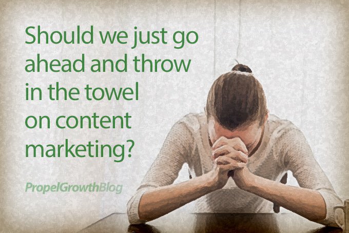 Is Content Marketing in the Trough of Disillusionment? - PropelGrowth