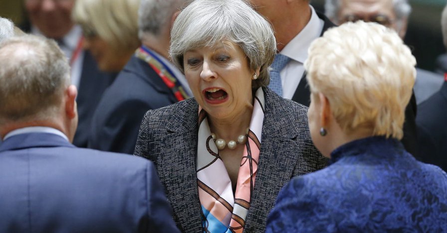 Theresa May’s Brexit poker face