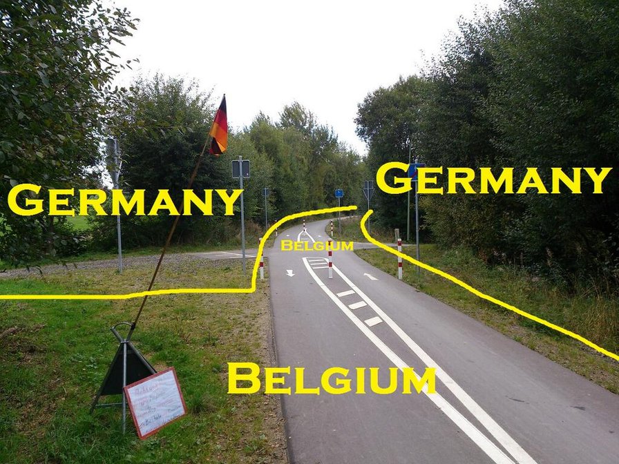 Strange German Exclaves in Belgium