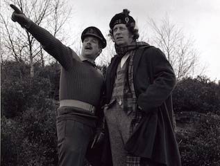 Nicholas Courtney by Tom Baker | Doctor Who TV