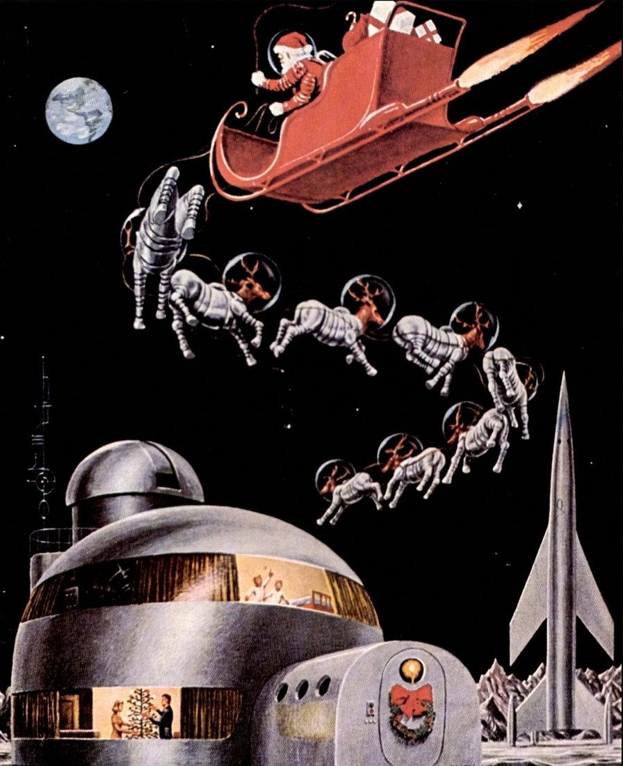 Changing Depictions of Santa Claus in Science Fiction Magazines and Superhero Comic Book Covers